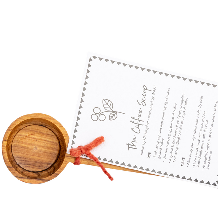 Handmade Wooden Coffee Scoop