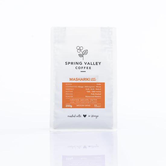Mashariki Beans at Spring Valley Coffee