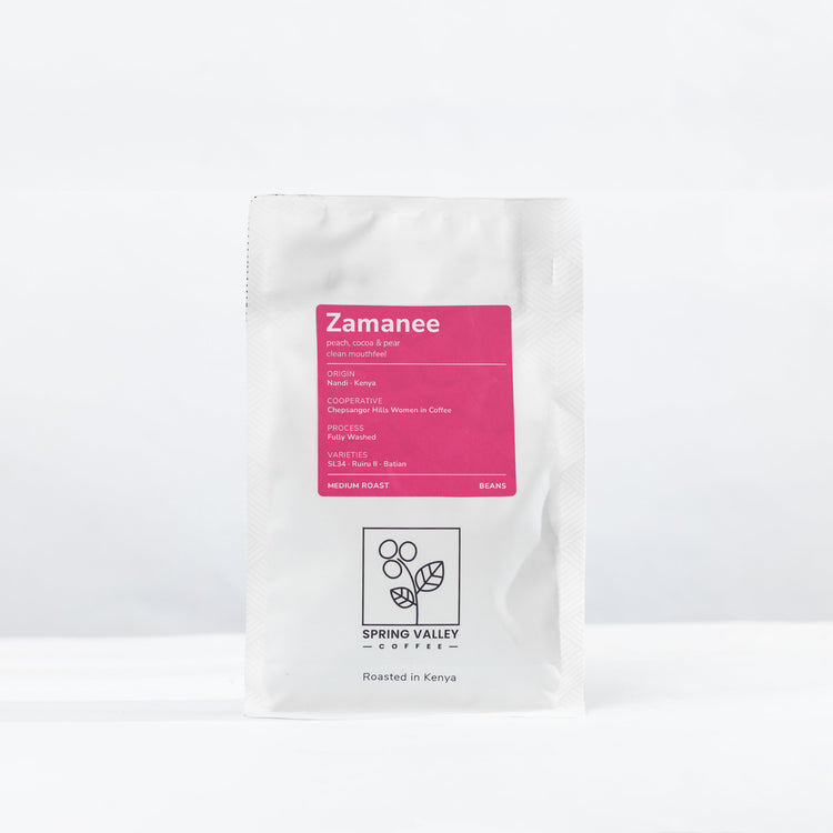 Zamanee 250g coffee bag
