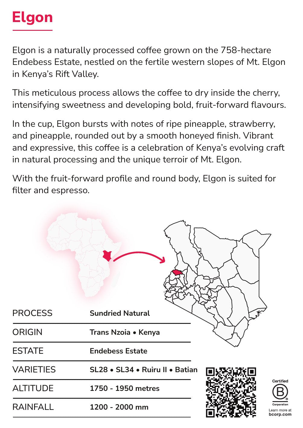Elgon info card back