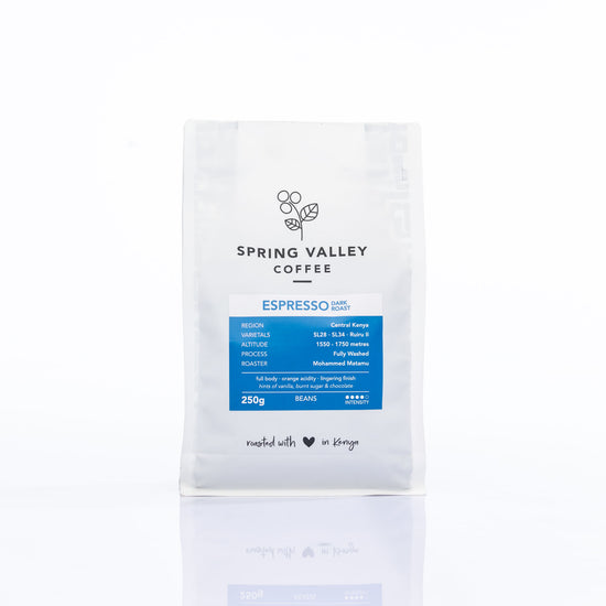 Espresso Beans at Spring Valley Coffee