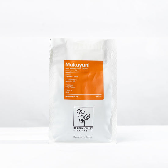Mukuyuni 250g coffee bag