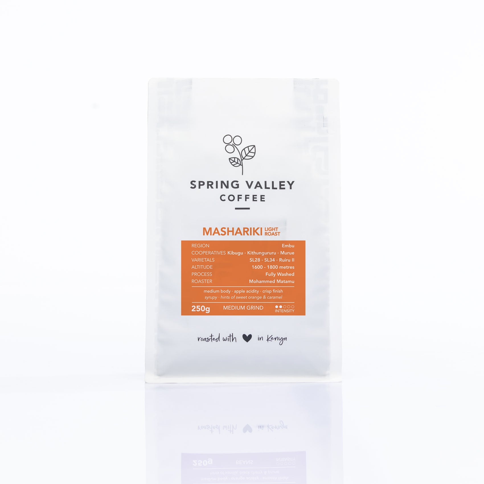 Mashariki Beans at Spring Valley Coffee