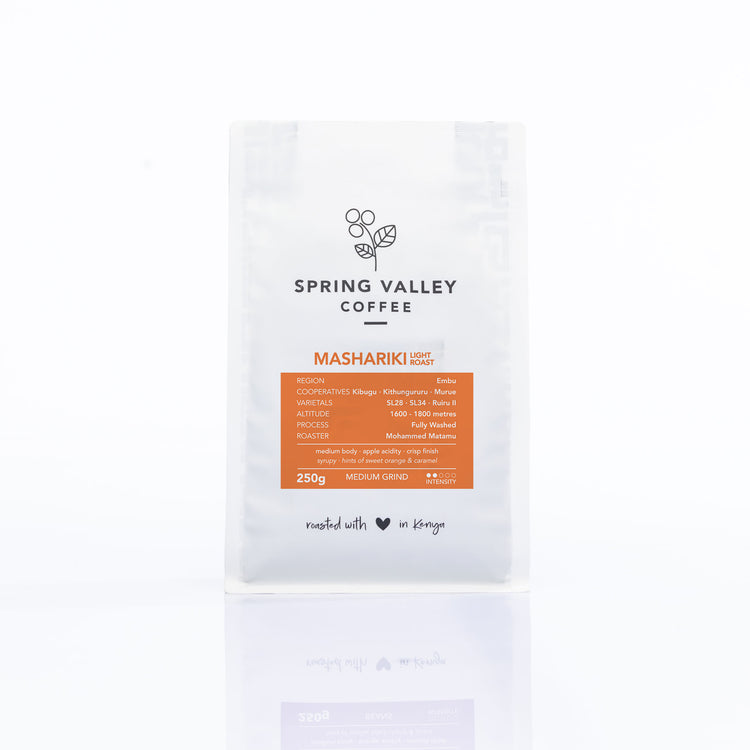 Mashariki Beans at Spring Valley Coffee