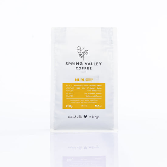 Nuru Beans at Spring Valley Coffee