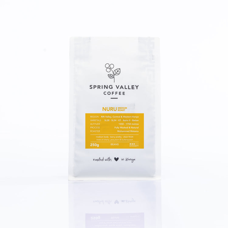 Nuru Beans at Spring Valley Coffee