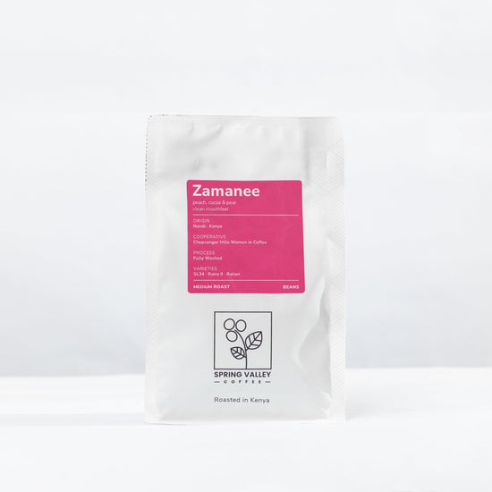 Zamanee 250g coffee bag