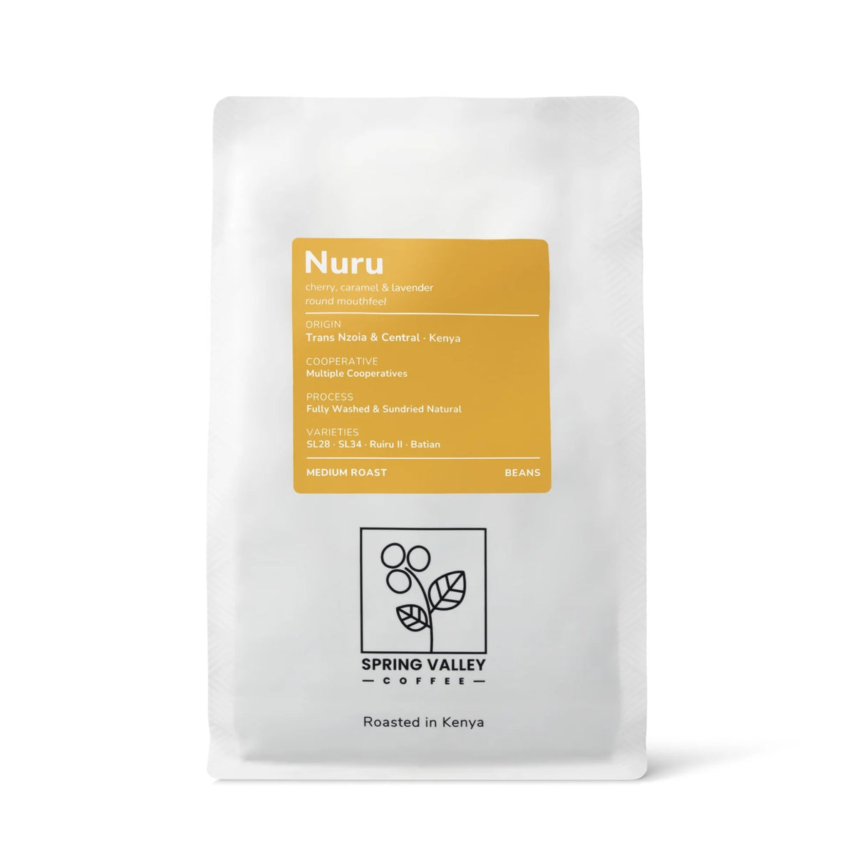 Nuru 250g coffee bag