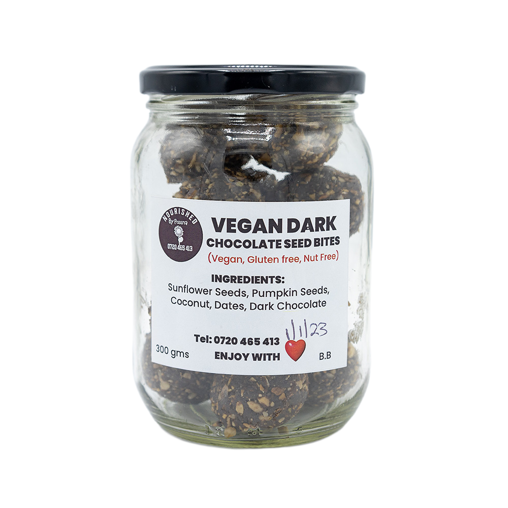 Vegan Dark Chocolate Seed Bites